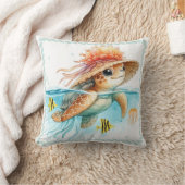 Zee Turtle Jellyfish Pet Kussen (Deken)