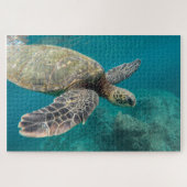 Zee Turtle Jigzaag Puzzle Legpuzzel (Horizontaal)