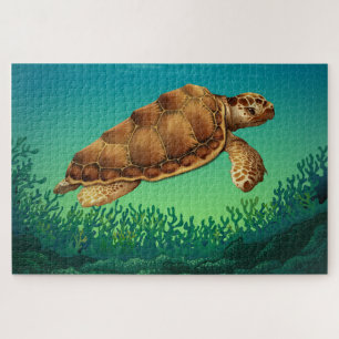 Zee Turtle Jigzaag Puzzle Legpuzzel