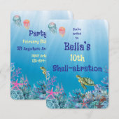 Zee Turtle Kaart (Voorkant / Achterkant)