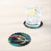 Zee Turtle Kartonnen Onderzetters (Insitu)