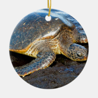Zee Turtle Keramisch Ornament