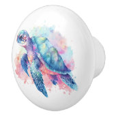 Zee Turtle Keramische Knop (Rechts)