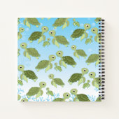 Zee Turtle Kind Cute Ocean Animal Notitieboek (Achterkant)