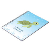 Zee Turtle Kind Cute Ocean Animal Notitieboek (Linkerzijde)