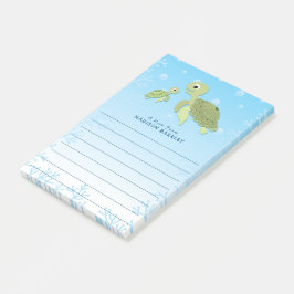 Zee Turtle Kind Cute Ocean Animal Post-it® Notes