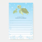 Zee Turtle Kind Cute Ocean Animal Post-it® Notes (Voorkant)