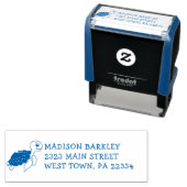 Zee Turtle Kind Leuke retour adres stempel (In situ)