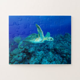 Zee Turtle Kinder Jigzaag Puzzle Legpuzzel