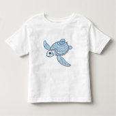 Zee Turtle Kinder Shirts (Voorkant)