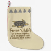 Zee Turtle Kleine Kerstsok (Voorkant)