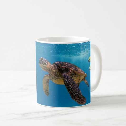 Zee Turtle Koffiemok (Voorkant rechts)