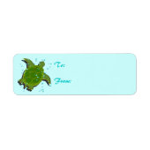 Zee Turtle Labels (Voorkant)