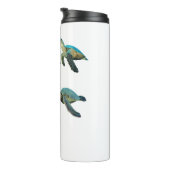 Zee Turtle Leak Proof Thermal Tumbler Thermosbeker (Geroteerd rechts)