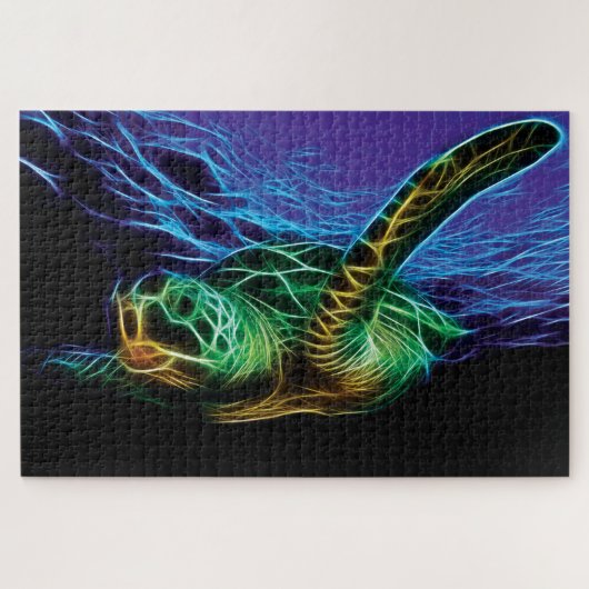 Zee Turtle Legpuzzel (Horizontaal)