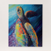 Zee Turtle Legpuzzel (Verticaal)