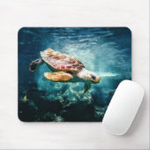 Zee Turtle Loggerhead Muismat (Met muis)