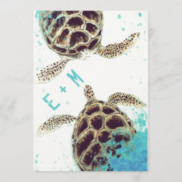 © Zee Turtle Love Aquarium Weddenschap Kaart