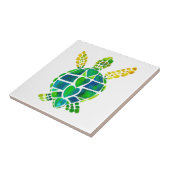 Zee Turtle Love Collectie Tegeltje (Zijkant)