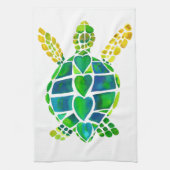 Zee Turtle Love Collectie Theedoek (Verticaal)