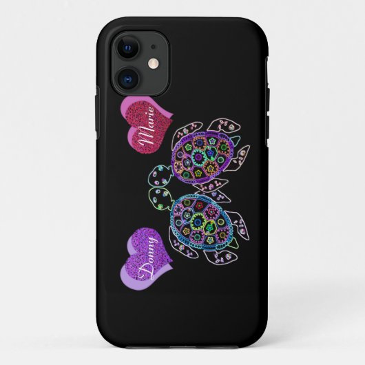 Zee Turtle Love Song Case-Mate iPhone Case (Achterkant)