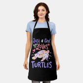 Zee Turtle Lover Schort (Gedragen)