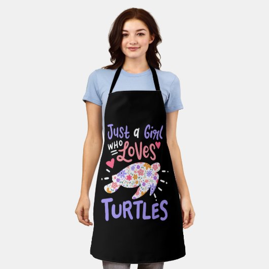 Zee Turtle Lover Schort (Gedragen)