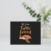 Zee Turtle Lover Turtles Animal Sealife Gift Idee Briefkaart (Staand voorkant)
