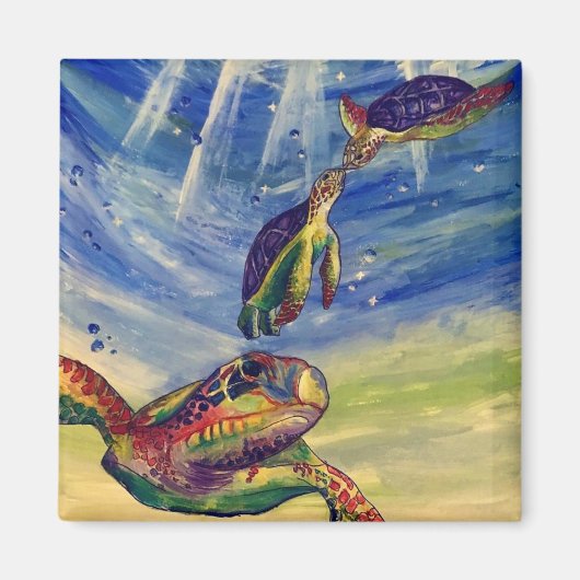 Zee Turtle Magneet (Voorkant)