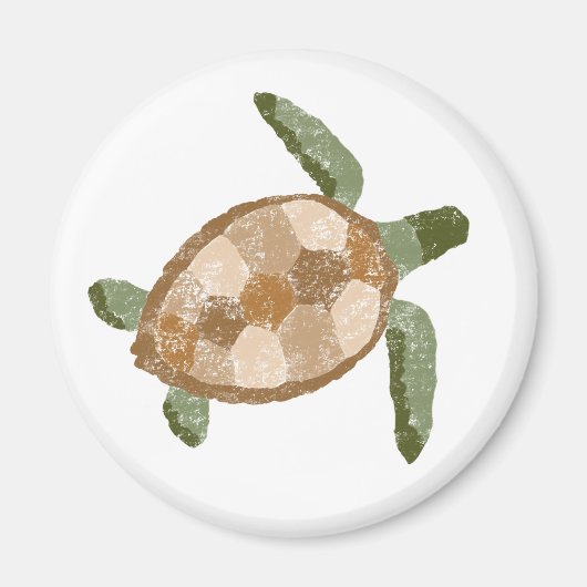 Zee Turtle Magnet (Voorkant)