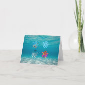 Zee Turtle Magnet Kaart (Voorkant)