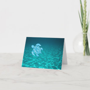 Zee Turtle Magnet Kaart
