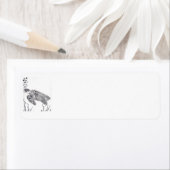 Zee Turtle Mailing Label (Insitu)