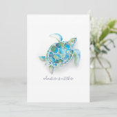 Zee Turtle Menu (Staand voorkant)