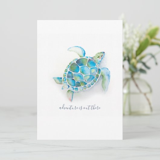 Zee Turtle Menu (Staand voorkant)