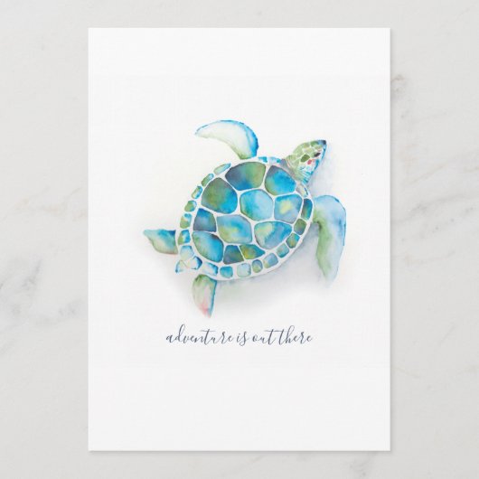 Zee Turtle Menu (Voorkant)