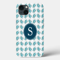 Zee Turtle Monogram Beachy Telefoon Case