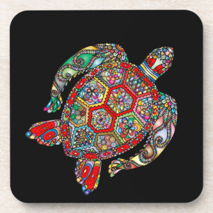 Zee Turtle Mosaic Bier Onderzetter