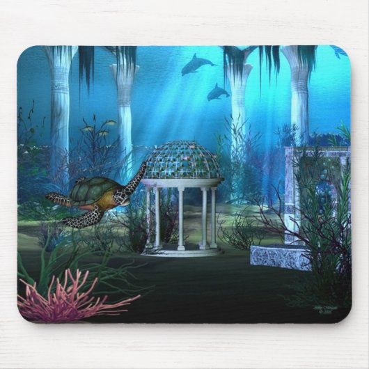 Zee Turtle MousePad Muismat (Voorkant)