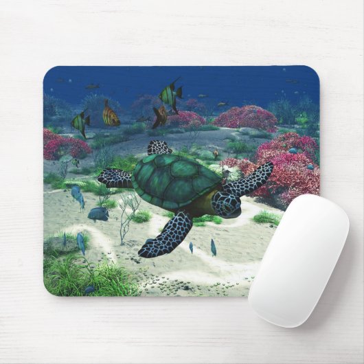 Zee Turtle Muismat (Met muis)