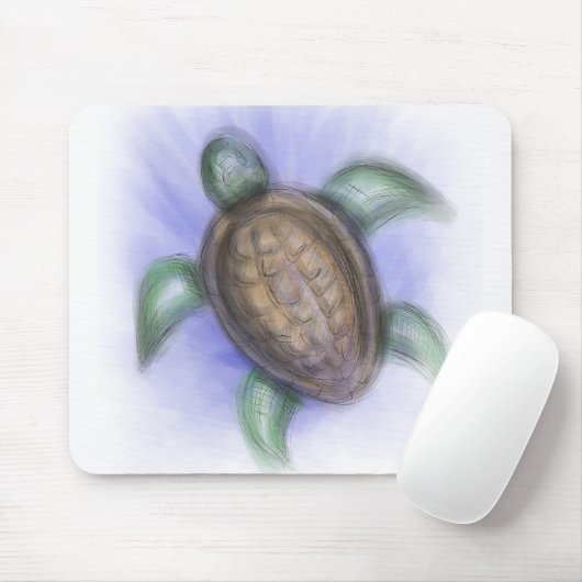 Zee Turtle Muismat (Met muis)