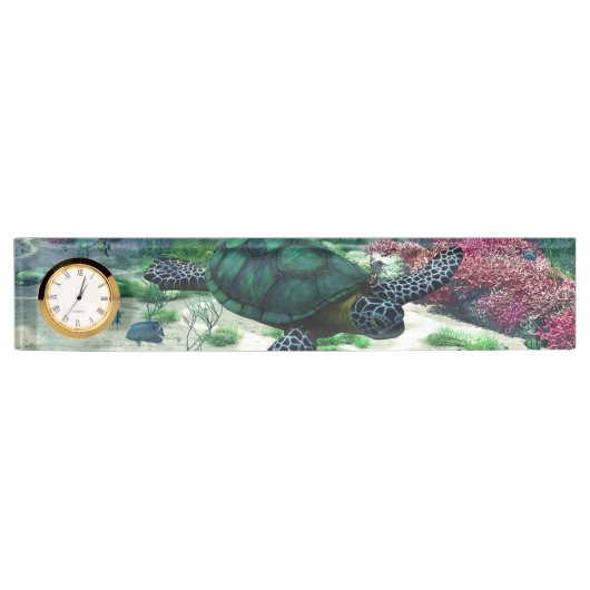 Zee Turtle Naambordje (Voorkant)