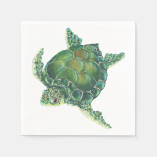 Zee Turtle Napkins Servet