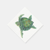 Zee Turtle Napkins Servet (Hoek)