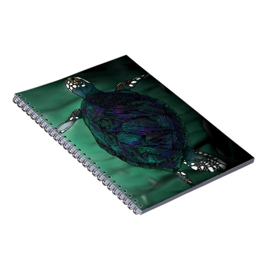 Zee Turtle-notebook Notitieboek (Rechterzijde)