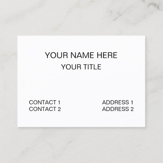 Zee Turtle Ocean Beach Visitekaartje (Achterkant)