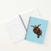 Zee Turtle Ocean Coastal Zee Turtle Notitieboek (Binnen)