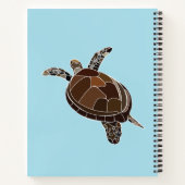 Zee Turtle Ocean Coastal Zee Turtle Notitieboek (Achterkant)