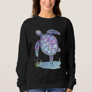 Zee Turtle Ocean Hologram Hippie Costume Trui
