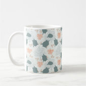 Zee Turtle Ocean Pattern Art Koffiemok (Links)